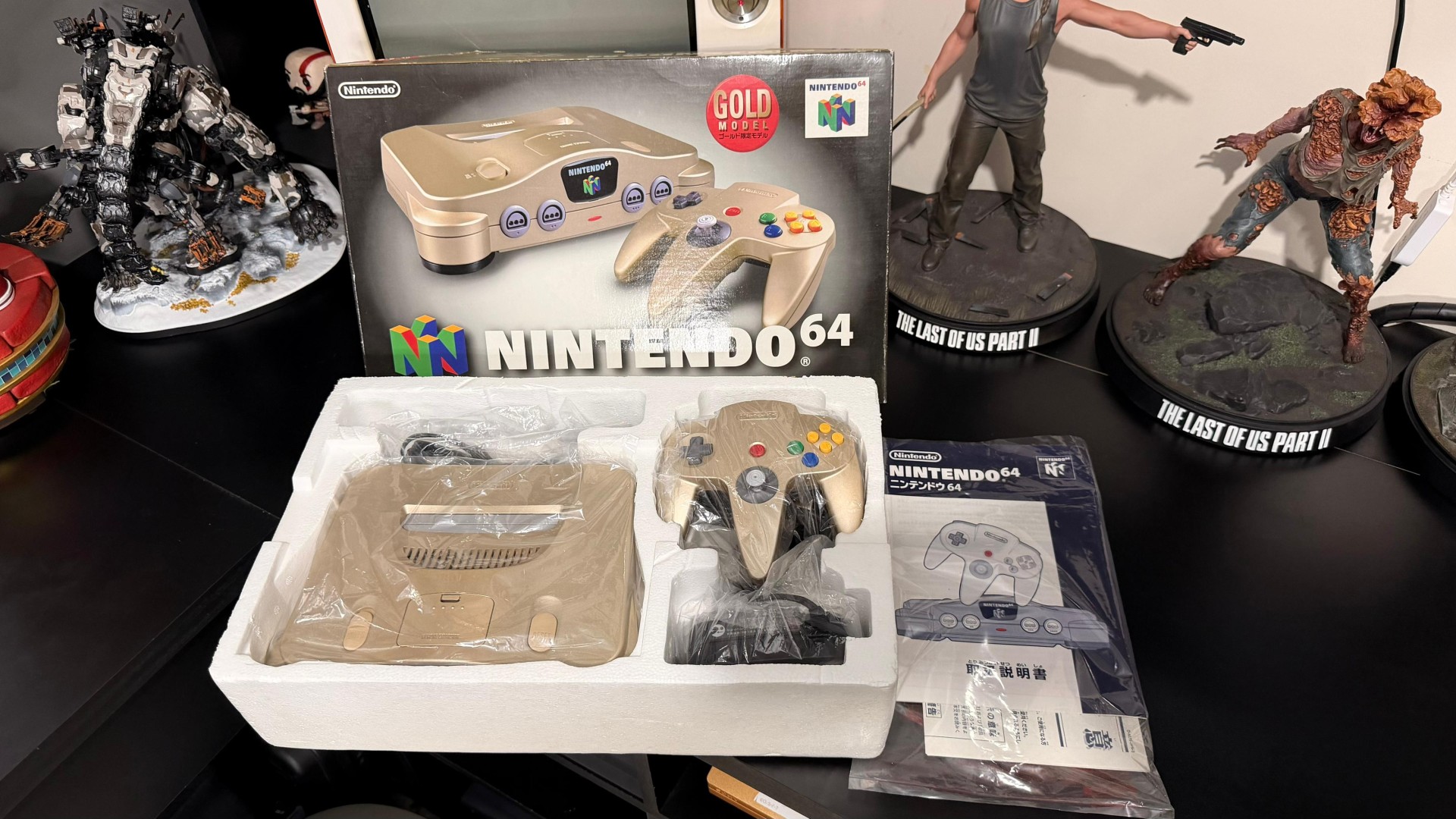 N64 EDIÇÃO GOLD CIB 